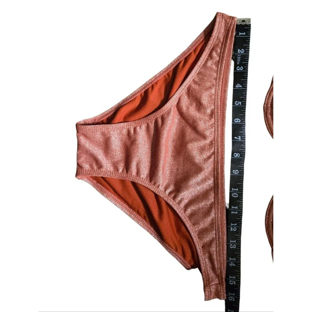 Target Shimmery Orange Underwire Bikini Set
